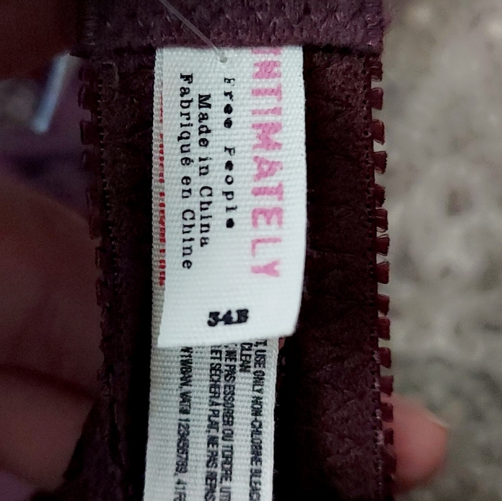 NWT Free People "intimately" bra sz 34B - Picture 2 of 3